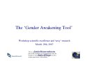 The Gender Awakening Tool